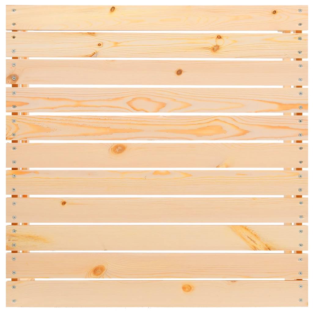 Set Divani da Giardino 3 pz con Cuscini Crema Massello di Pino