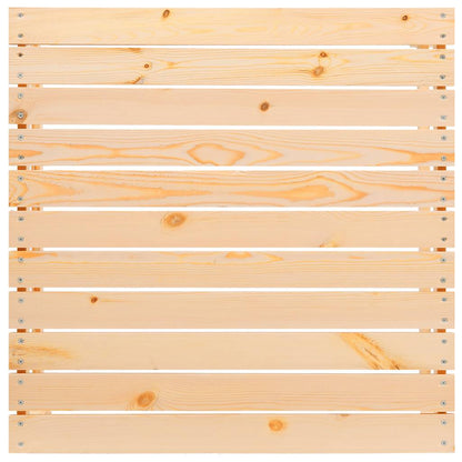 Set Divani da Giardino 3 pz con Cuscini Grigio Massello di Pino