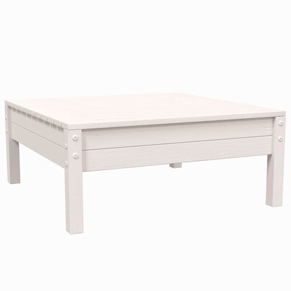 Set Divani da Giardino 3 pz con Cuscini Massello Pino Bianco - homemem39