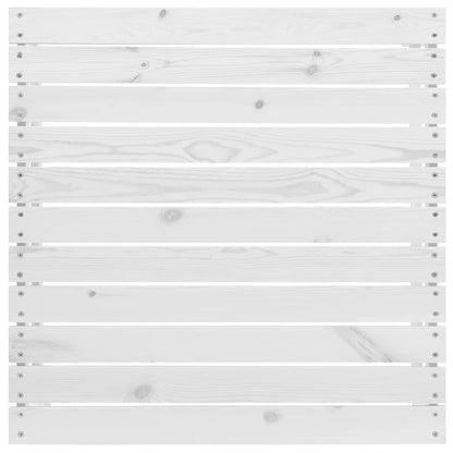 Set Divani da Giardino 3 pz con Cuscini Massello Pino Bianco - homemem39