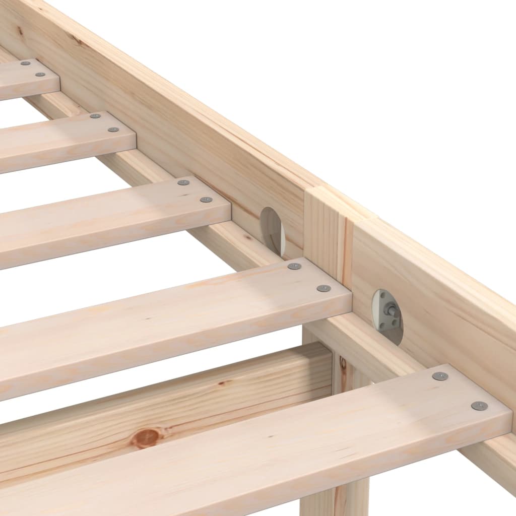 Giroletto in Legno Massello di Pino 90x200 cm - homemem39