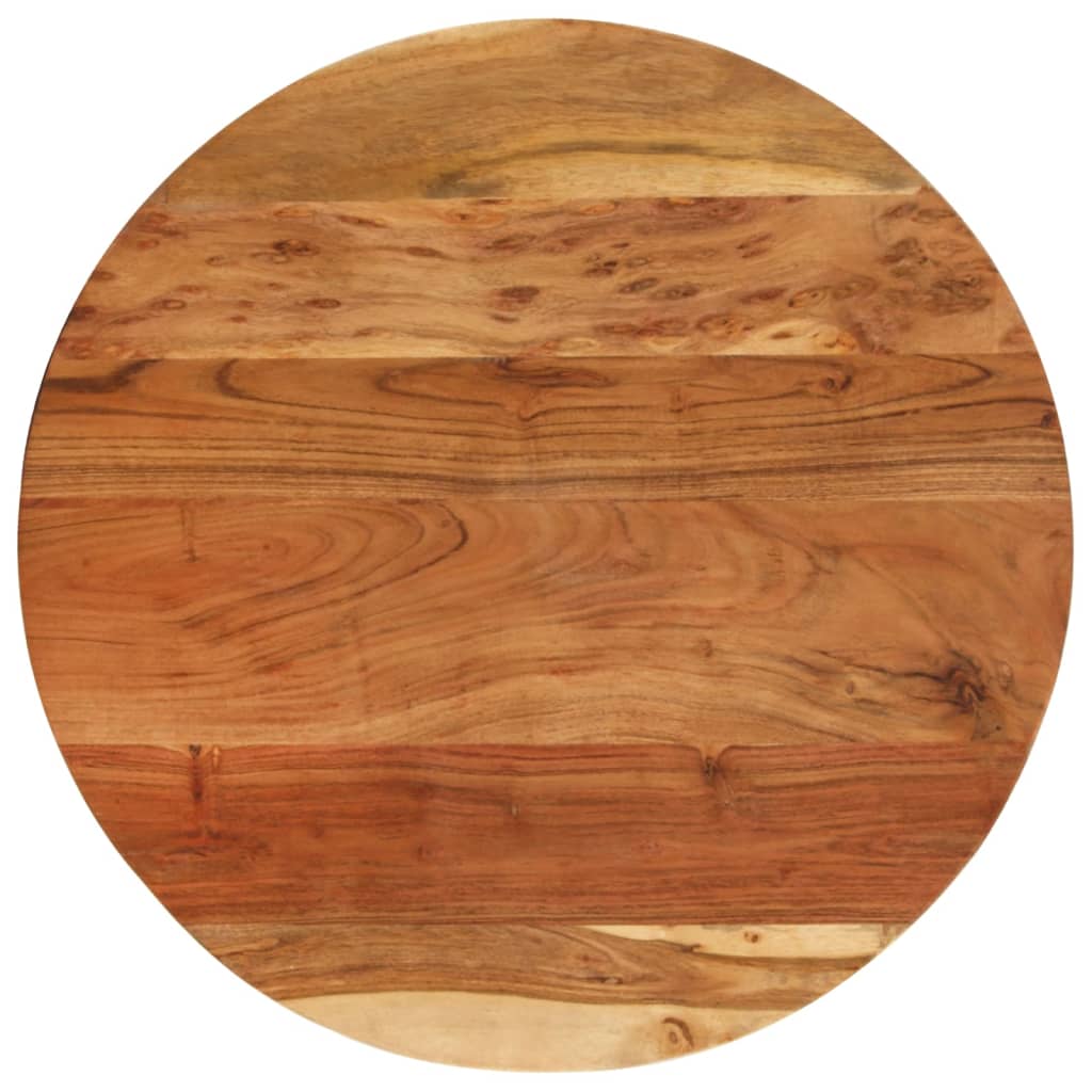 Tavolino 60x(42-62) cm in Legno Massello di Acacia e Ghisa - homemem39