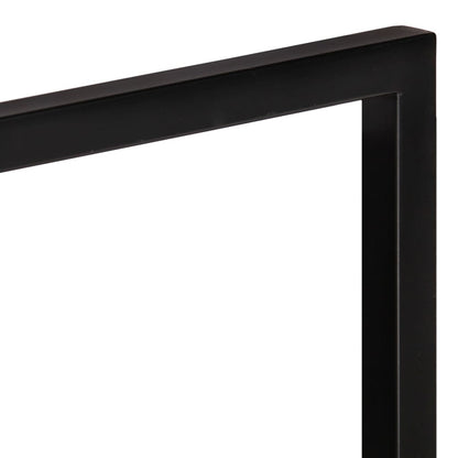 Mensole Parete 2pz 100x24x35 cm Legno Massello Acacia e Acciaio | homemem39