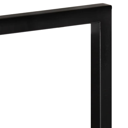Mensole Parete 2 pz 25x25x75 cm Legno Massello Acacia e Acciaio | homemem39