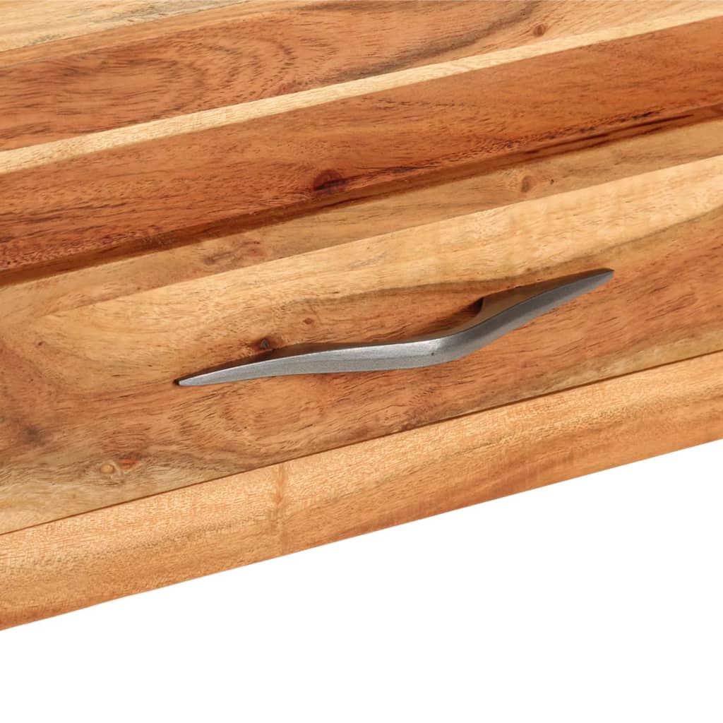 Tavolo Console 110x34x74 cm in Legno Massello di Acacia