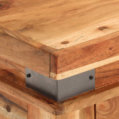 Tavolo Console 110x34x74 cm in Legno Massello di Acacia | homemem39