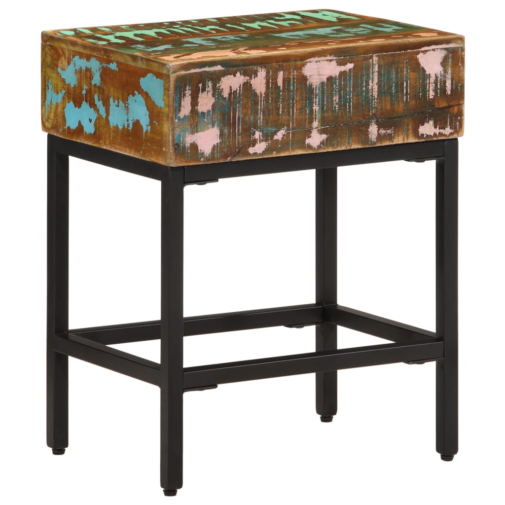 Tavolino 40x30x51 cm in Legno Massello di Recupero - homemem39