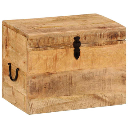 Contenitore Portaoggetti 39x28x31cm in Legno Massello di Mango
