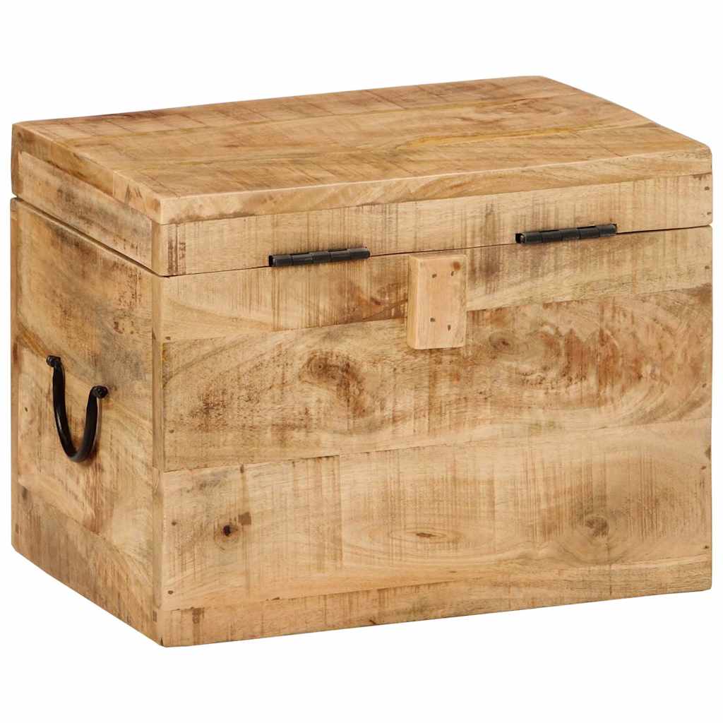 Contenitore Portaoggetti 39x28x31cm in Legno Massello di Mango