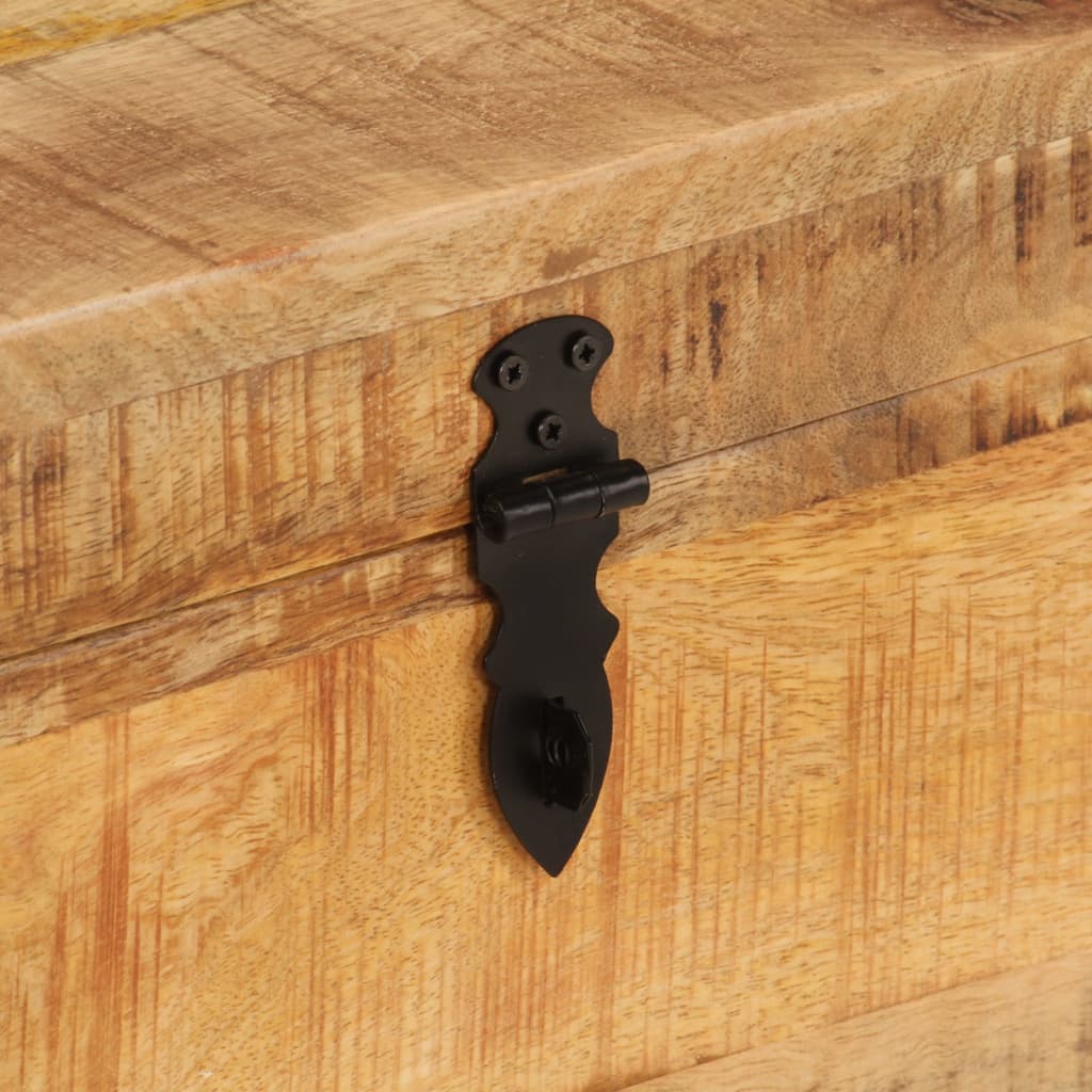 Contenitore Portaoggetti 39x28x31cm in Legno Massello di Mango - homemem39