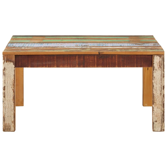 Tavolino da Salotto 80x80x40 cm in Legno Massello di Recupero | homemem39