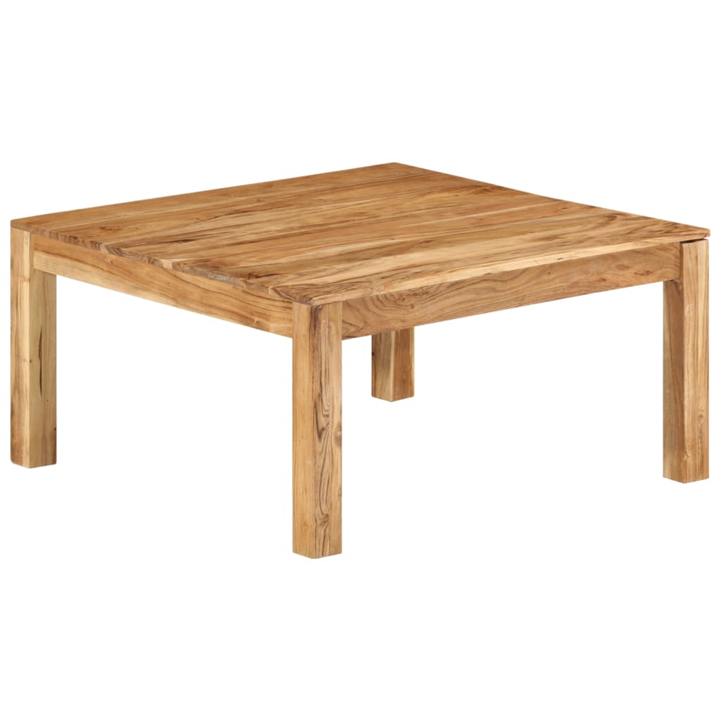 Tavolino da Salotto 80x80x40 cm in Legno Massello di Acacia | homemem39