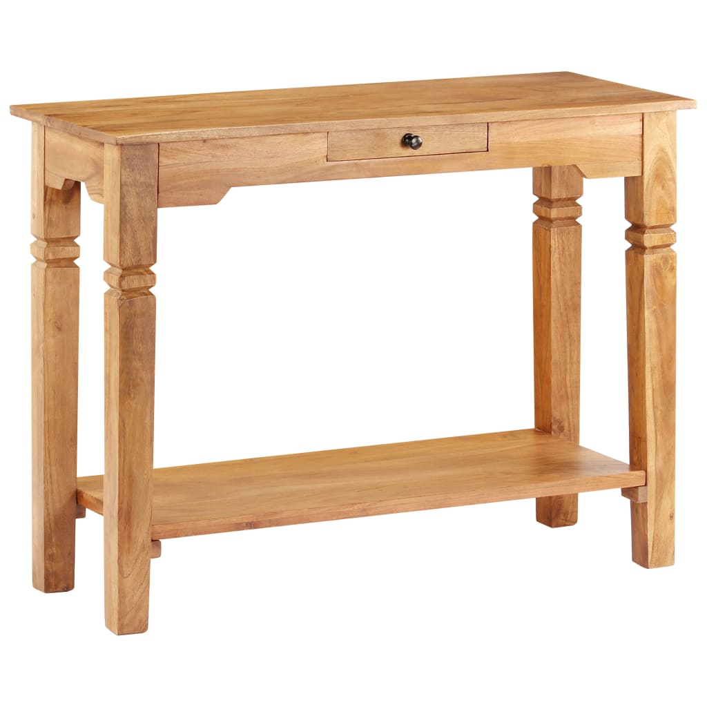 Tavolo Consolle 100x40x76 cm in Legno Massello d'Acacia | homemem39