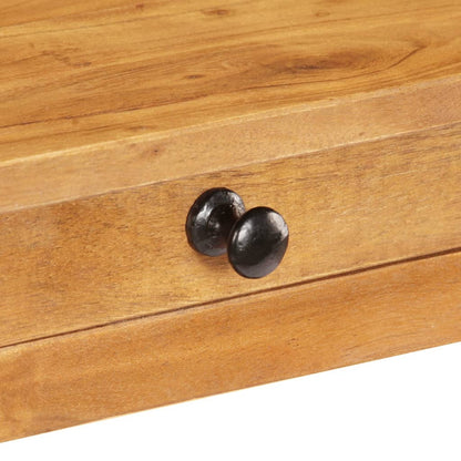 Tavolo Consolle 100x40x76 cm in Legno Massello d'Acacia | homemem39