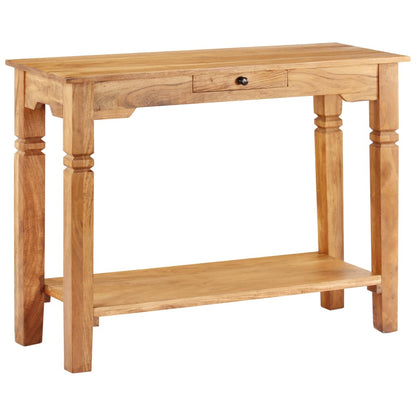 Tavolo Consolle 100x40x76 cm in Legno Massello d'Acacia - homemem39