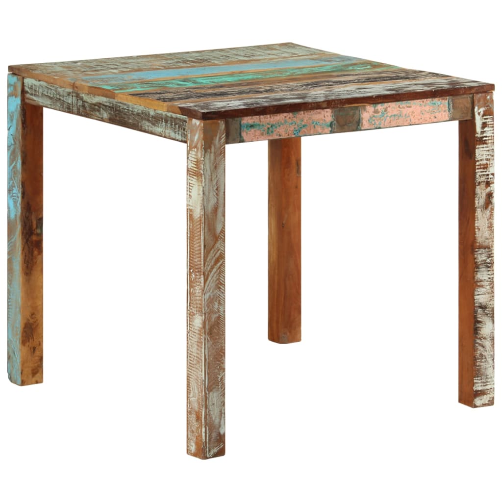 Tavolo da Pranzo 82x80x76 cm in Legno Massello di Recupero | homemem39