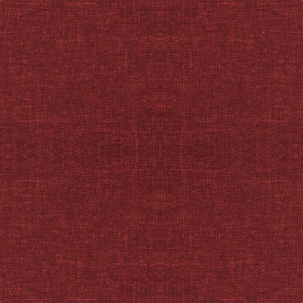 Sedie da Pranzo Girevoli 2 pz Rosso Vino in Tessuto - homemem39