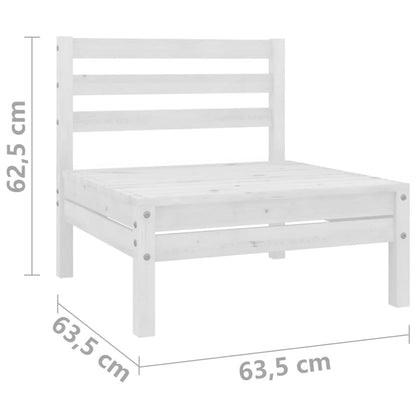 Divano da Giardino a 2 Posti in Massello di Pino Bianco | homemem39