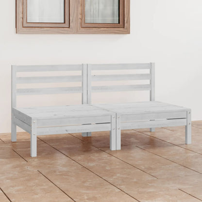 Divano da Giardino a 2 Posti in Massello di Pino Bianco | homemem39