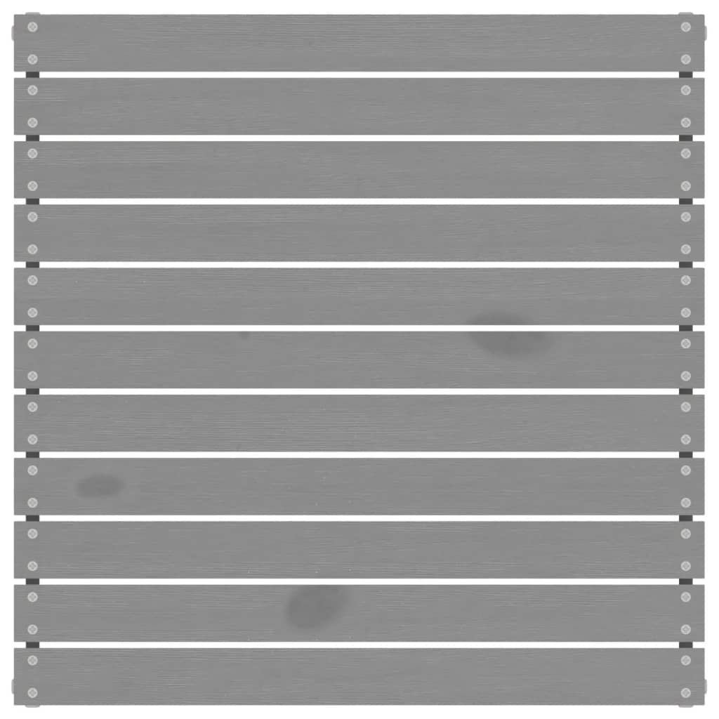 Set Divani da Giardino 3 pz Grigio in Legno Massello di Pino - homemem39