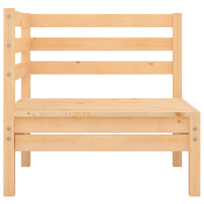 Set Divani da Giardino 5 pz in Legno Massello di Pino