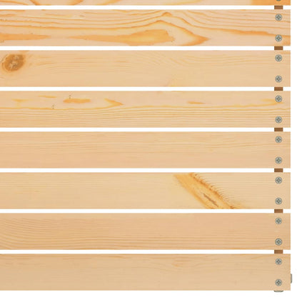 Set Divani da Giardino 6 pz in Legno Massello di Pino