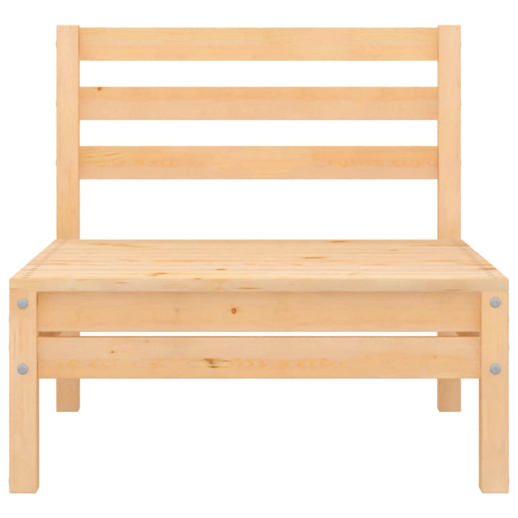 Set Divani da Giardino 6 pz in Legno Massello di Pino