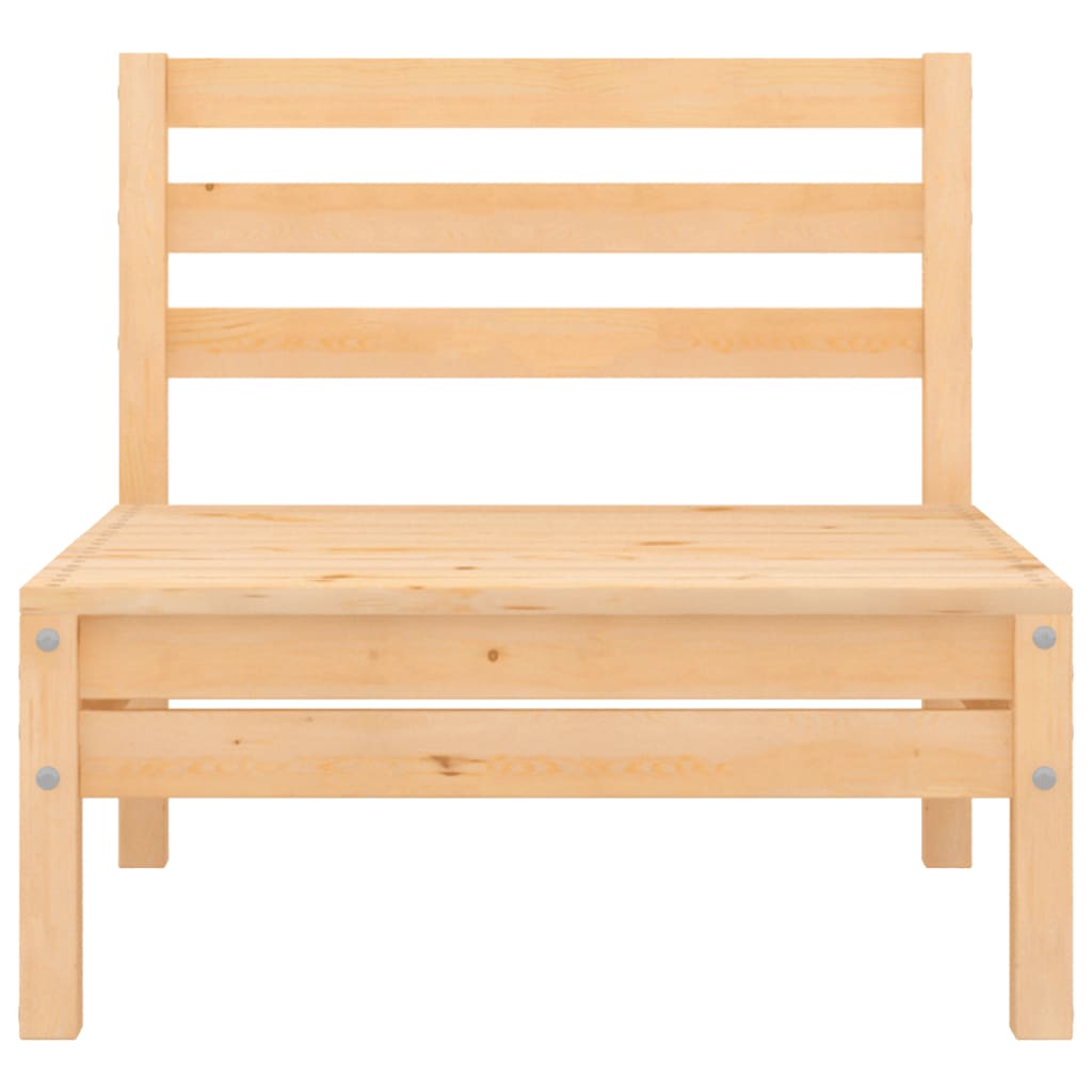 Set Divani da Giardino 3 pz in Legno Massello di Pino