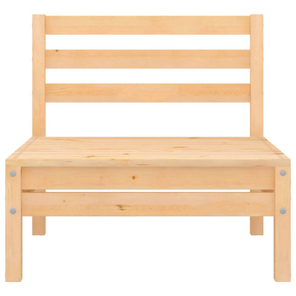 Set Divani da Giardino 3 pz in Legno Massello di Pino