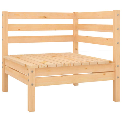 Set Salotto da Giardino 11 pz in Legno Massello di Pino