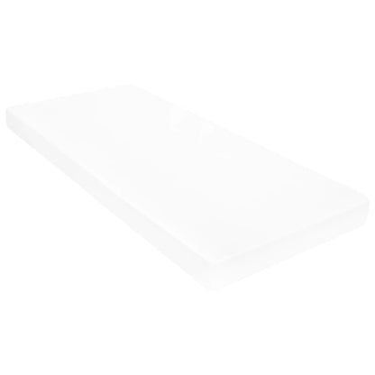 Divano Letto con Materasso 90x200 cm Bianco in Legno di Pino | homemem39