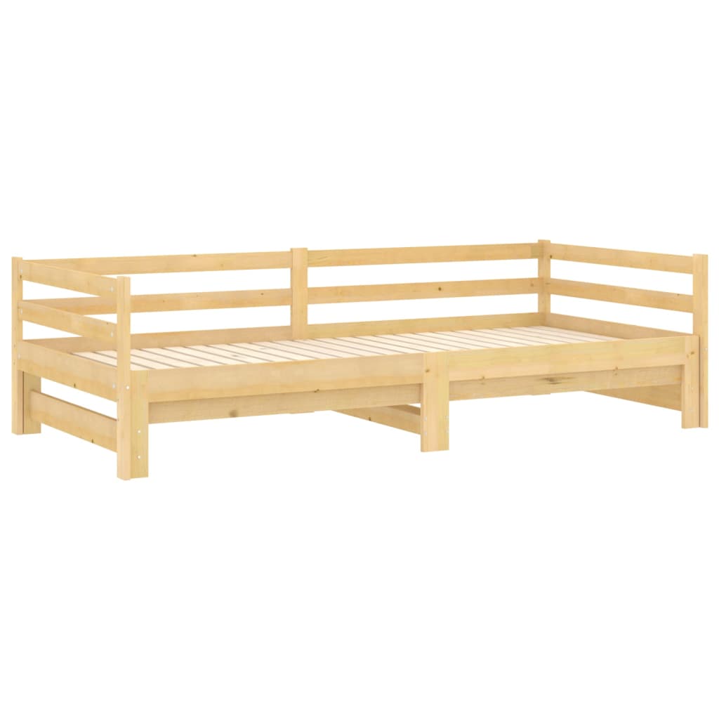 Dormeuse Estraibile 2x(90x200) cm in Legno Massello di Pino | homemem39