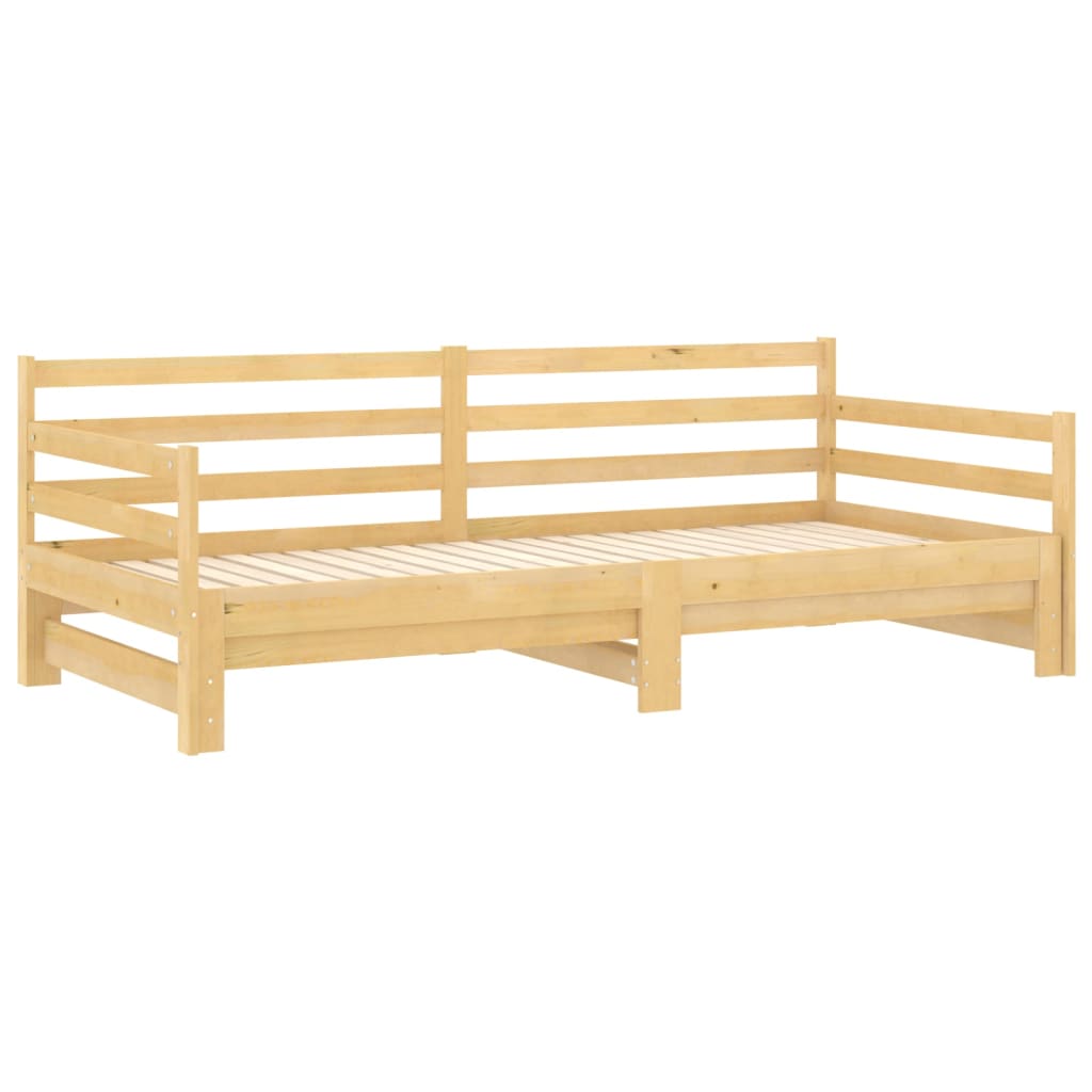 Dormeuse Estraibile 2x(90x200) cm in Legno Massello di Pino | homemem39