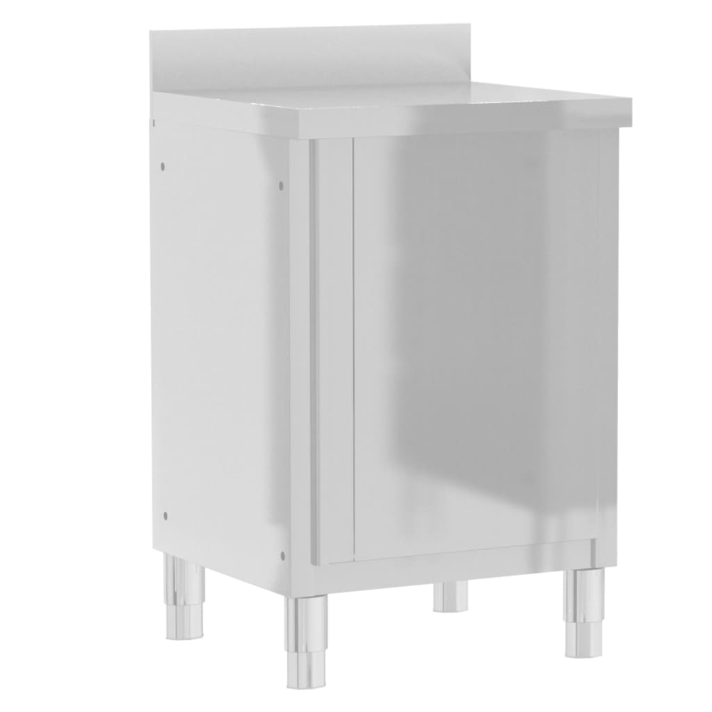 Mobili da cucina commerciali 3 pz in acciaio inox - homemem39