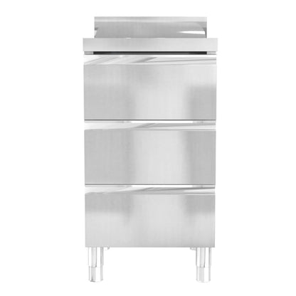 Mobili da cucina commerciali 3 pz in acciaio inox - homemem39