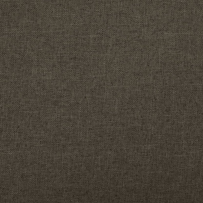 Sgabello con Contenitore Pieghevole Marrone Scuro in Simil Lino - homemem39