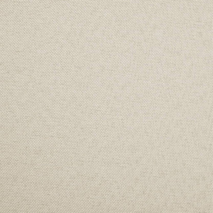 Pouf con Contenitore Pieghevoli 2 pz Bianco Crema in Simil Lino - homemem39