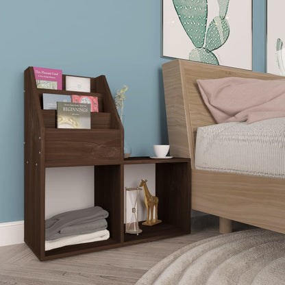 Portariviste Bambini Rovere Fumo 71x30x78,5cm Legno Multistrato