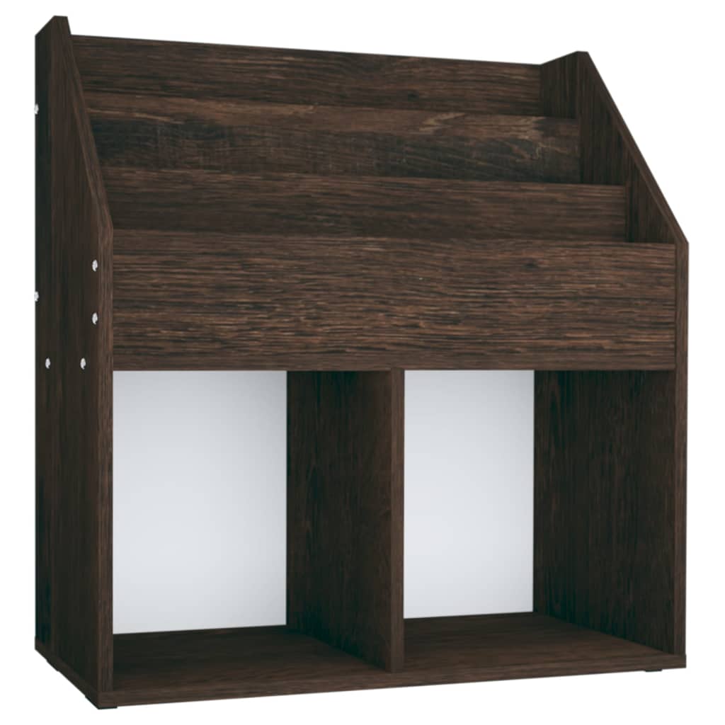 Portariviste Bambini Rovere Fumo 71x30x78,5cm Legno Multistrato - homemem39