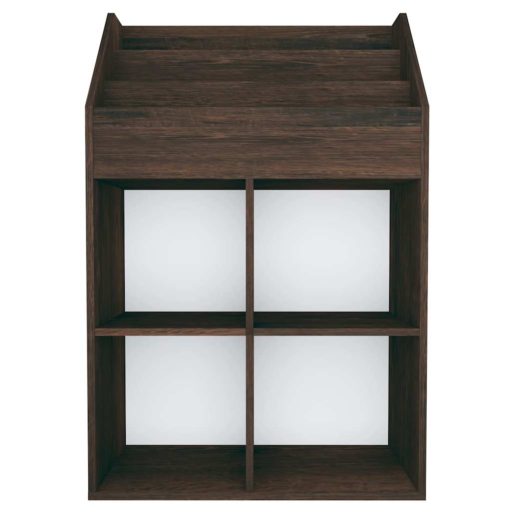 Portariviste per Bambini Rovere Fumo 71x30x114 cm Multistrato - homemem39