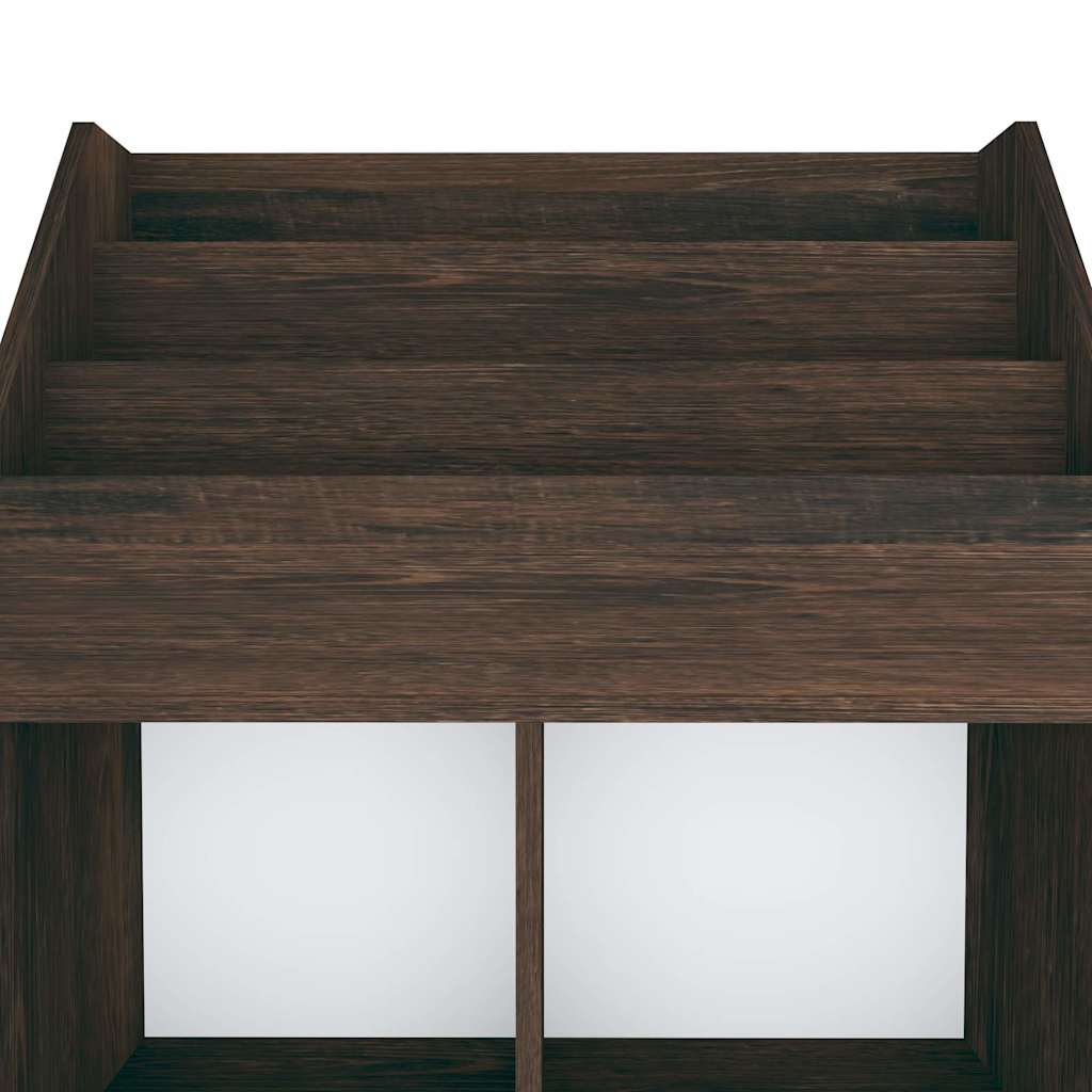 Portariviste per Bambini Rovere Fumo 71x30x114 cm Multistrato - homemem39