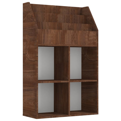 Portariviste per Bambini Rovere Marrone 71x30x114cm Legno - homemem39