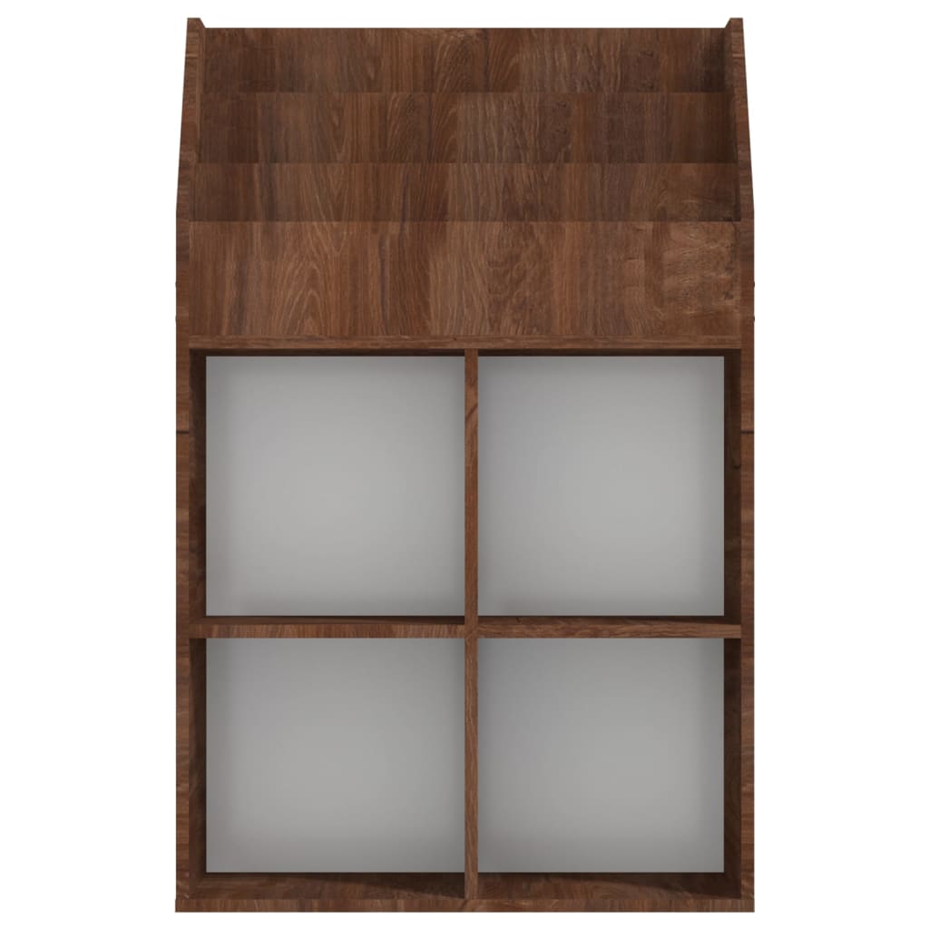 Portariviste per Bambini Rovere Marrone 71x30x114cm Legno - homemem39