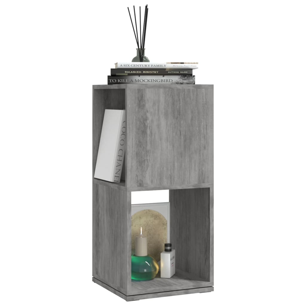 Armadietto Girevole Grigio Cemento 34,5x34,5x75,5cm Truciolato | homemem39