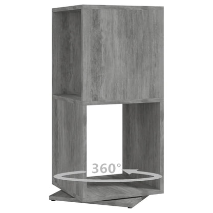 Armadietto Girevole Grigio Cemento 34,5x34,5x75,5cm Truciolato | homemem39