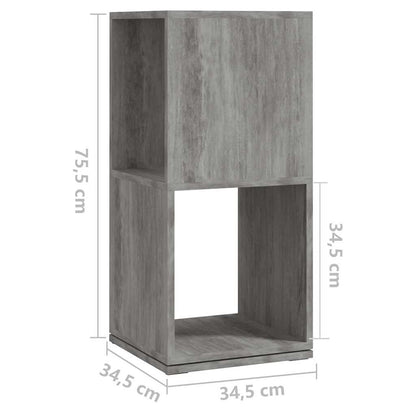 Armadietto Girevole 34,5x34,5x75,5 cm Truciolato