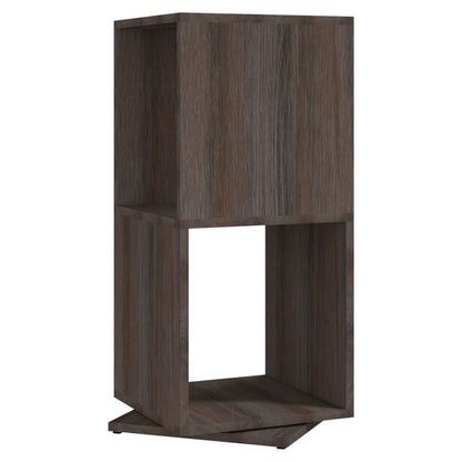 Armadietto Girevole Grigio Rovere 34,5x34,5x75,5cm Truciolato | homemem39