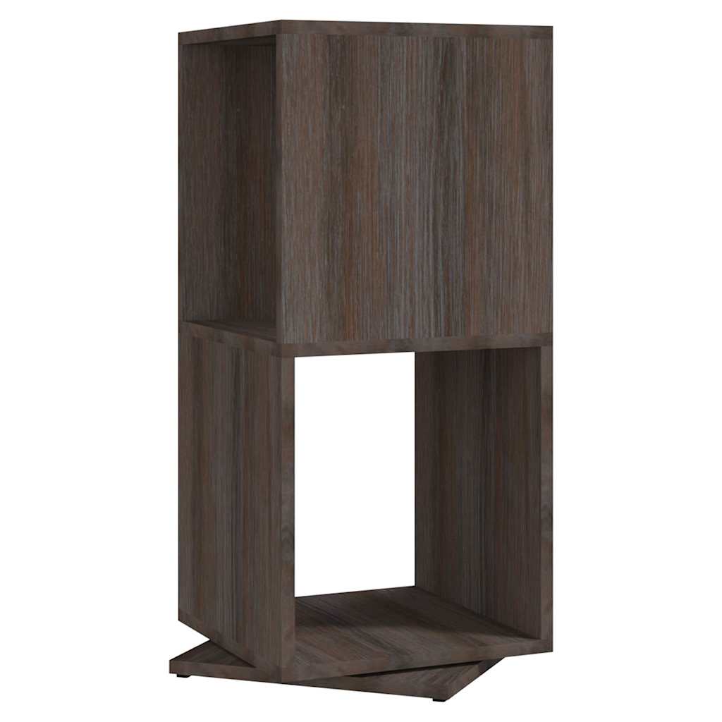 Armadietto Girevole Grigio Rovere 34,5x34,5x75,5cm Truciolato
