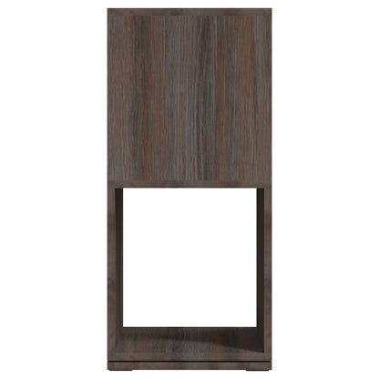 Armadietto Girevole Grigio Rovere 34,5x34,5x75,5cm Truciolato