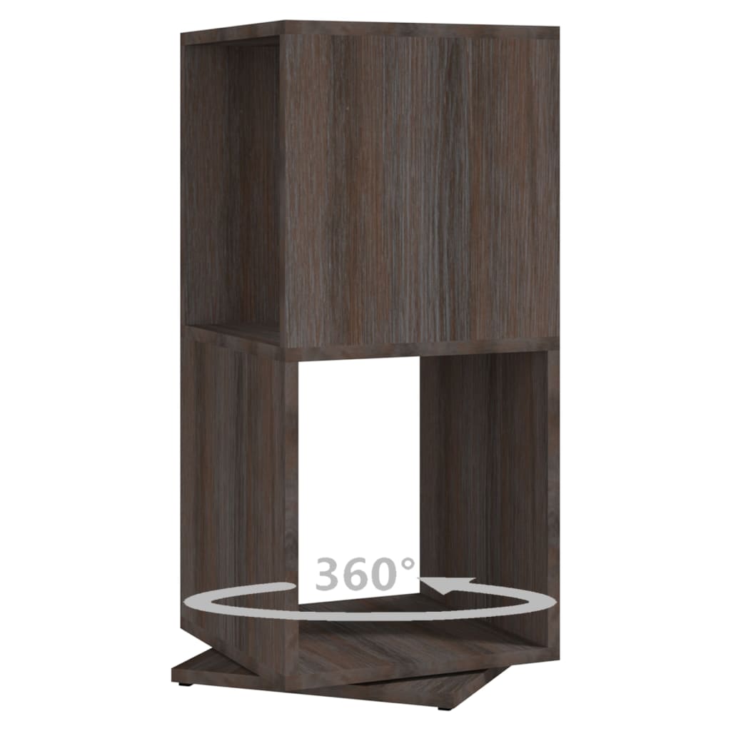 Armadietto Girevole Grigio Rovere 34,5x34,5x75,5cm Truciolato | homemem39